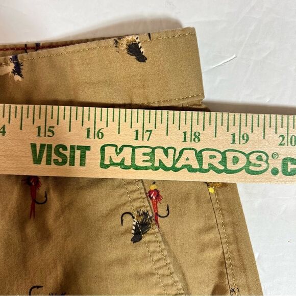 Vintage Eddie Bauer Fly Fishing pattern shorts 35W 100 percent cotton - Picture 15 of 15